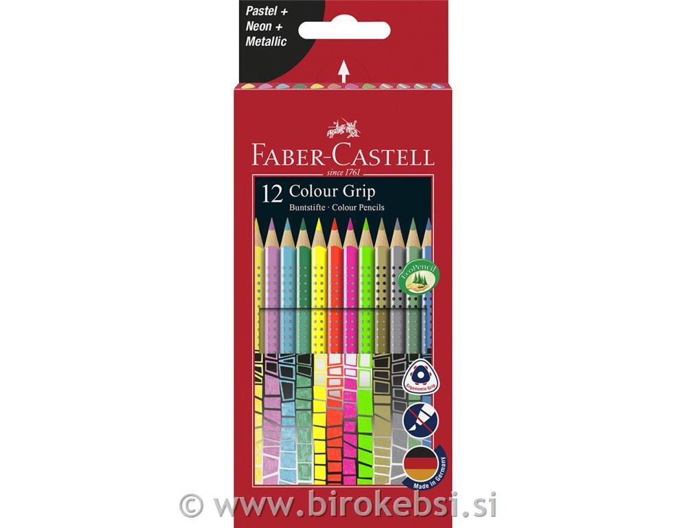 Barvice FABER-CASTELL, GRIP SPECIAL 12/1