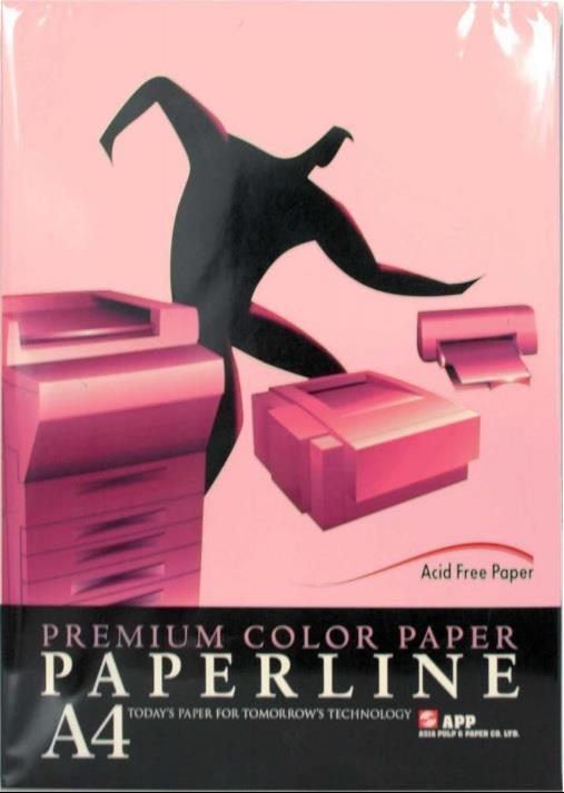 PAPIR PAPERLINE A4 80g PINK 1/500