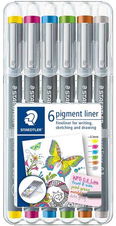 STAEDTLER : FINELINER "PIGMENT LINER"