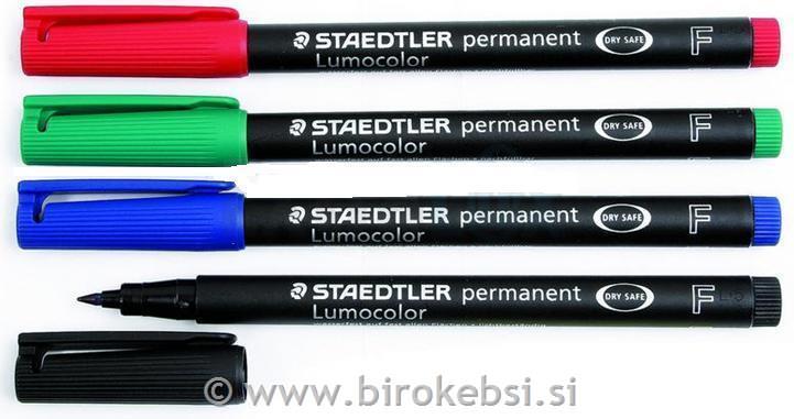 STAEDTLER FLOMASTER LUMOCOLOR 318F RDEČ