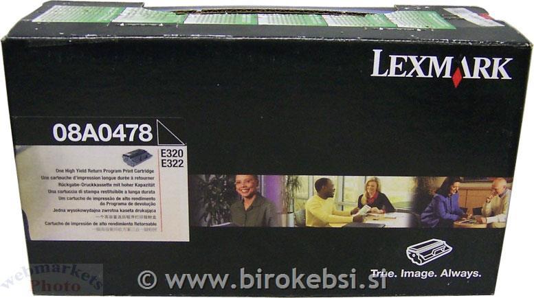 TONER LEXMARK 08A0478 E320/322 6K