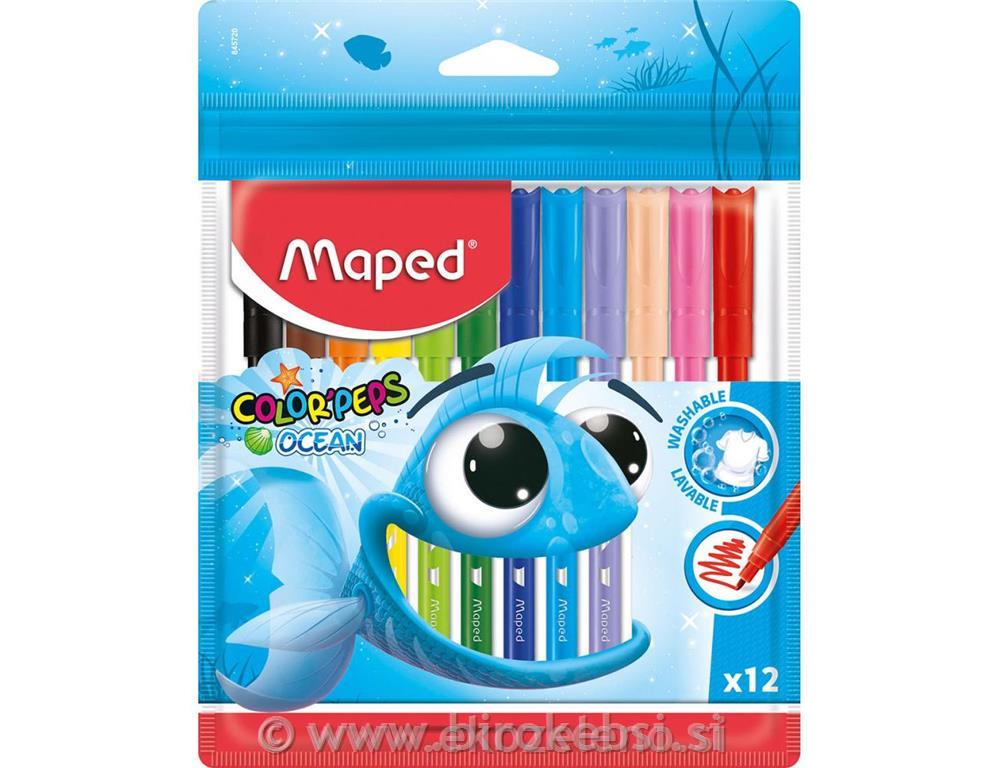 FLOMASTRI MAPED OCEAN 12/1 PVC