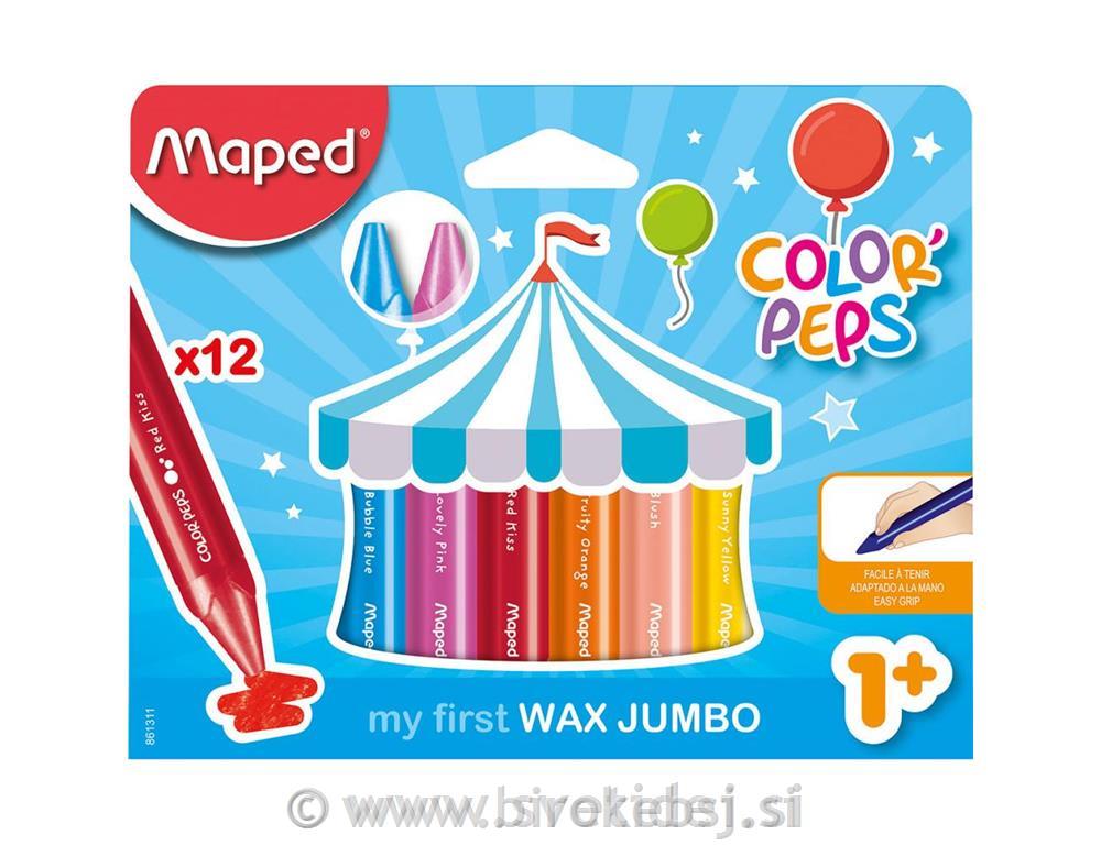 VOŠČENKE MAPED JUMBO 12/1