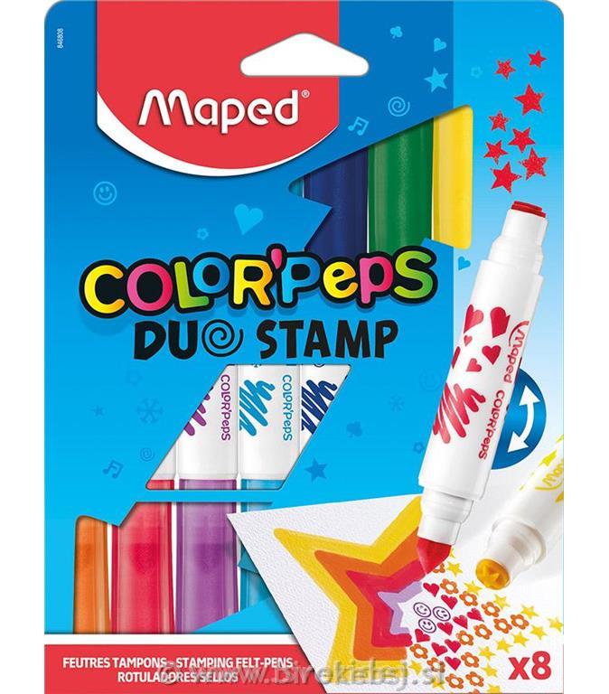 FLOMASTRI MAPED COLOR'PEPS DUO 8/1