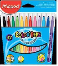 FLOMASTRI MAPED COLOR'PEPS 12/1 KARTON