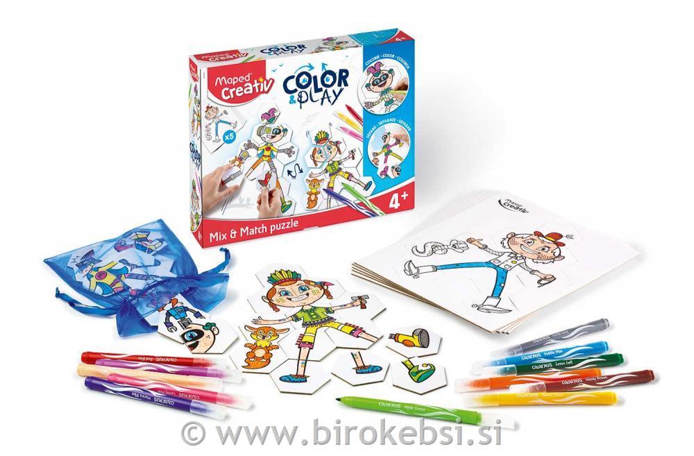 SET KREATIVNI MAPED PUZZLE