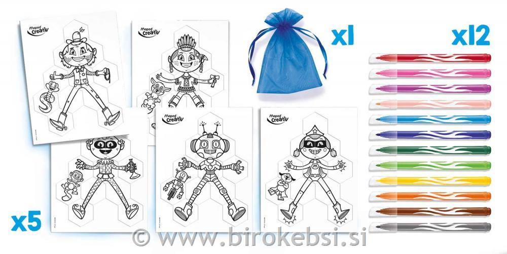 SET KREATIVNI MAPED PUZZLE