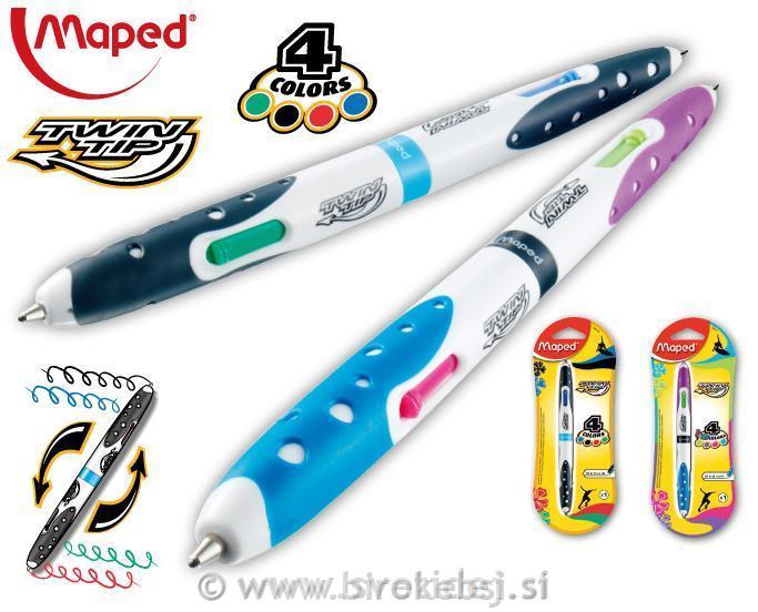 KEMIČNI SVINČNIK MAPED TWIN TIP BLISTER