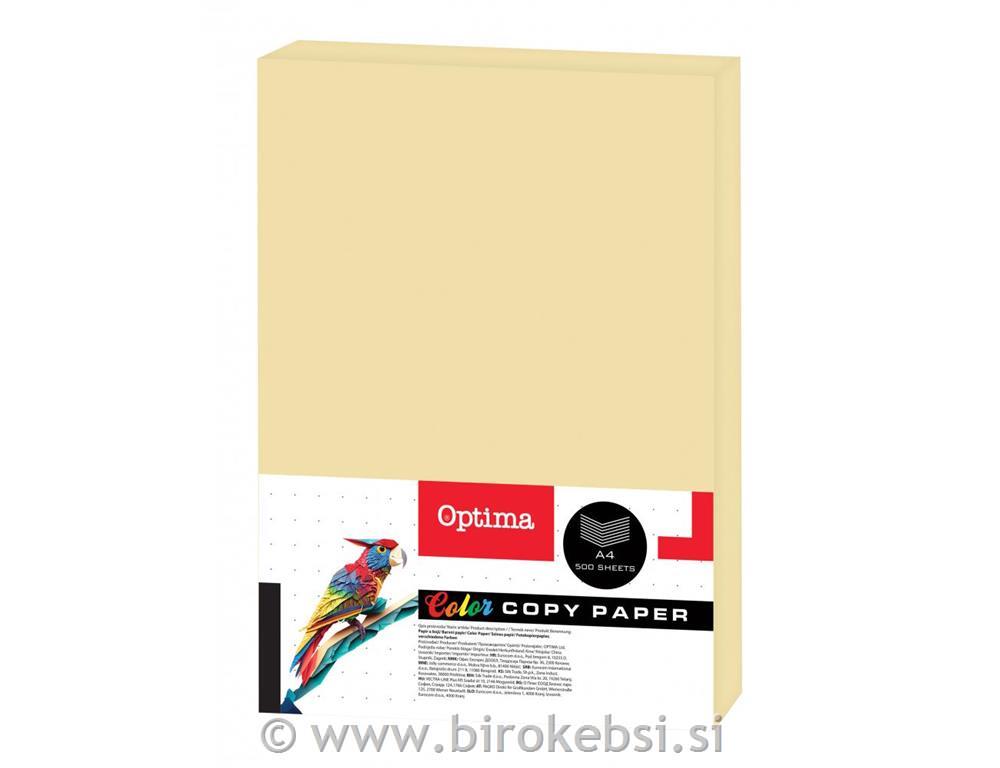 PAPIR A4 PASTEL BARVNI OPTIMA 80G