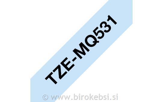 TZE-MQ531 pastelno moder/črn 12mm