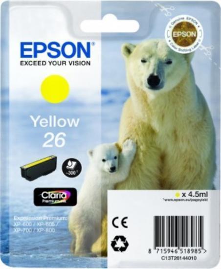 ČRNILO EPSON RUMENO 26 C13T26144010