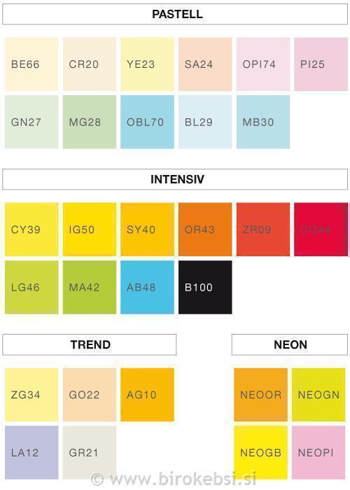 PAPIR A4 BARVNI IQ MONDI INTENZIV RDEČA