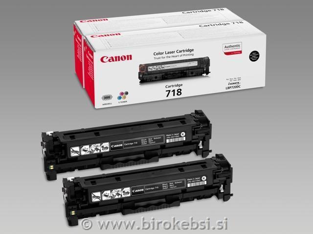 TONER CANON CRG-718 BLACK (2X3400 kopij)