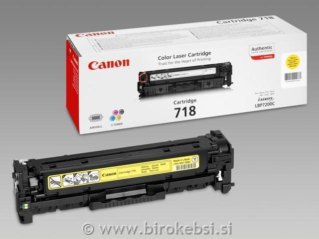 TONER CANON CRG-718 YELLOW