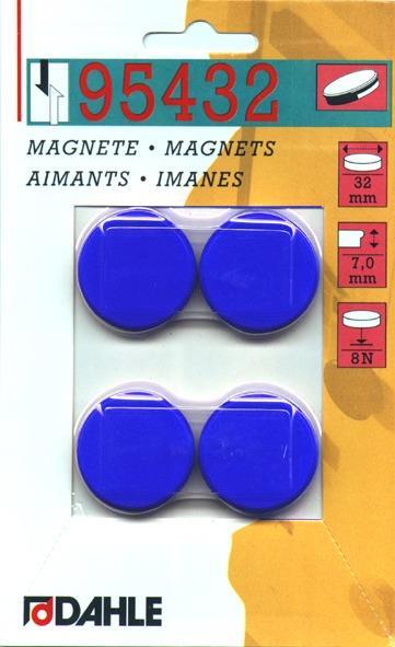 Magnet y32mm moder 4 kos