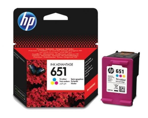 ČRNILO HP 651 COLOR za Deskjet