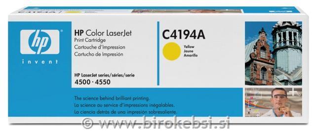 TONER HPC4194A YELLOW L.J.4500/4550