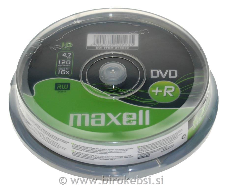 DVD+R 4,7GB 16X 10 na osi