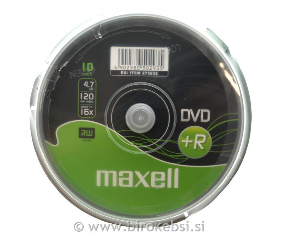 DVD+R 4,7GB 16X 10 na osi