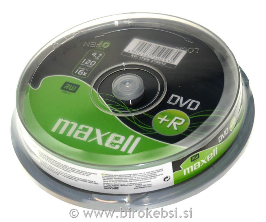 DVD+R 4,7GB 16X 10 na osi