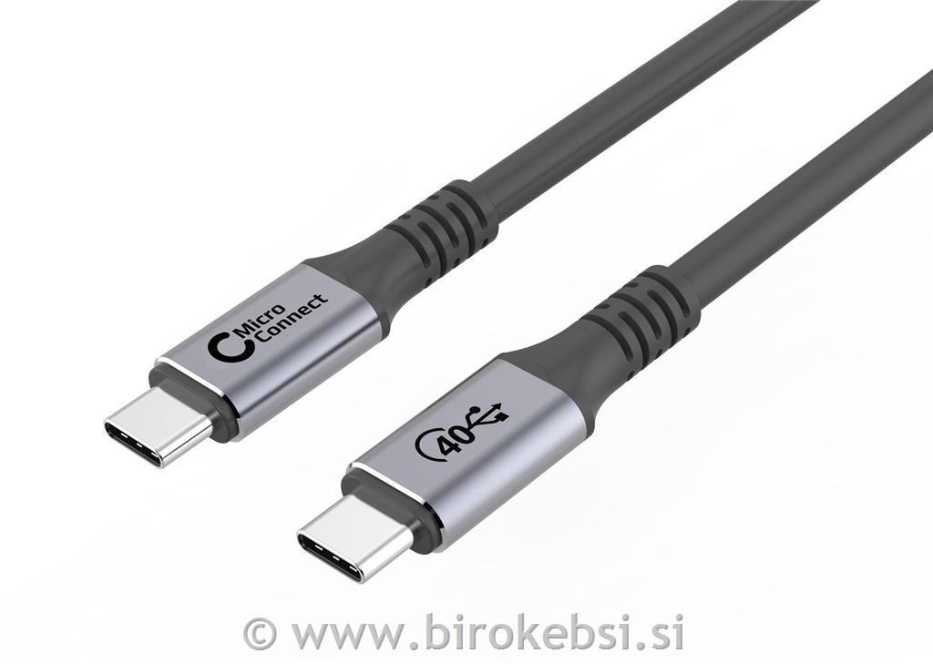 MicroConnect Premium kabel USB C-C USB4