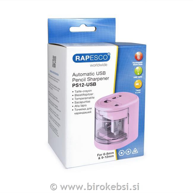 Šilček baterijski Rapesco 6-12mm USB PS