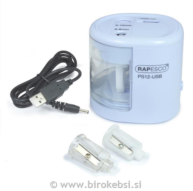 Šilček baterijski Rapesco 6-12mm USB PS