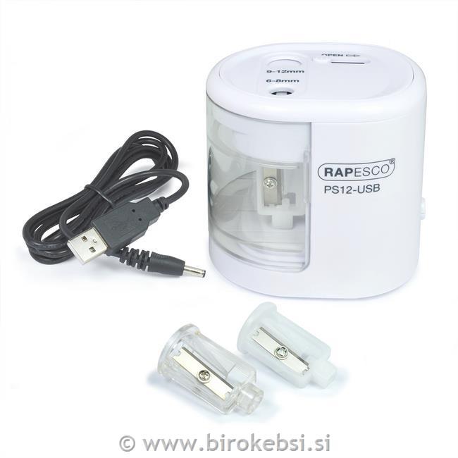 Šilček baterijski Rapesco 6-12mm USB PS