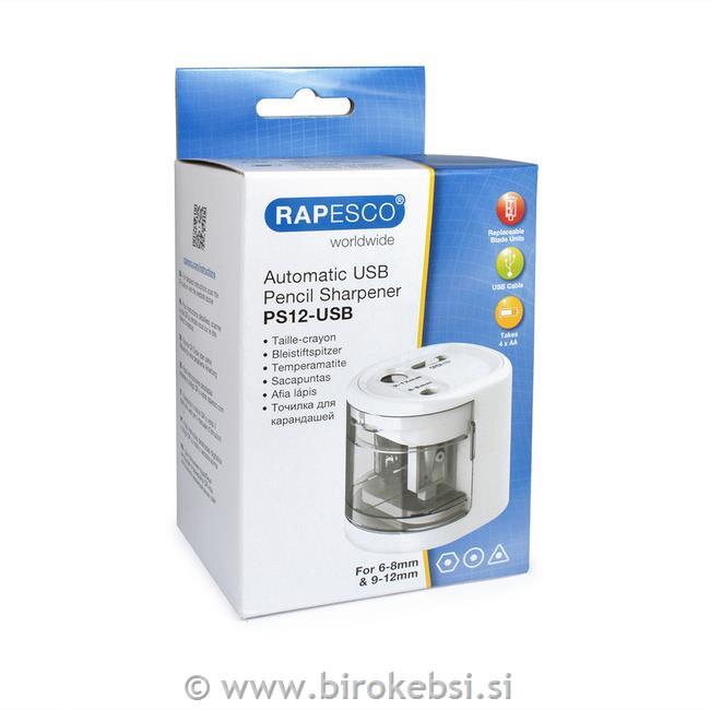 Šilček baterijski Rapesco 6-12mm USB PS