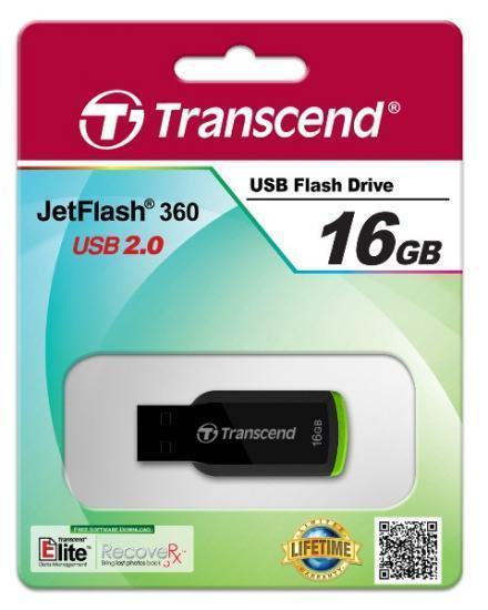 USB KLJUČ 16GB TRANSCEND 360 USB 2.0