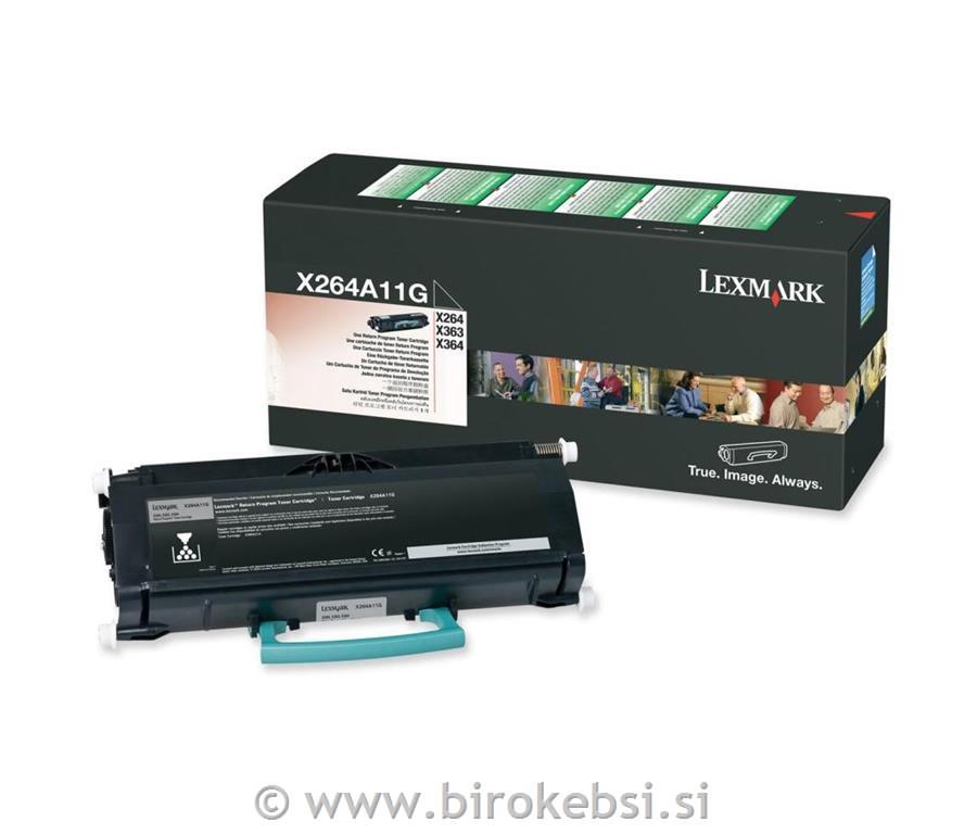 TONER LEXMARK X264A11G BLACK