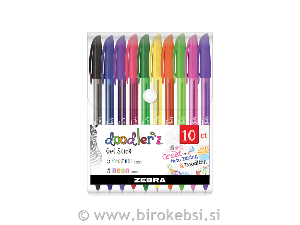 FLOMASTRI DOODLER NEON ZEBRA