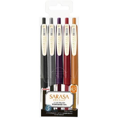 SET SARASA KLIP GEL PISALO ZEBRA