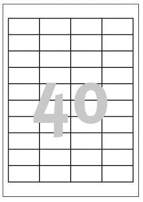 ZWECKFORM 3657 48,5x25,4 mm